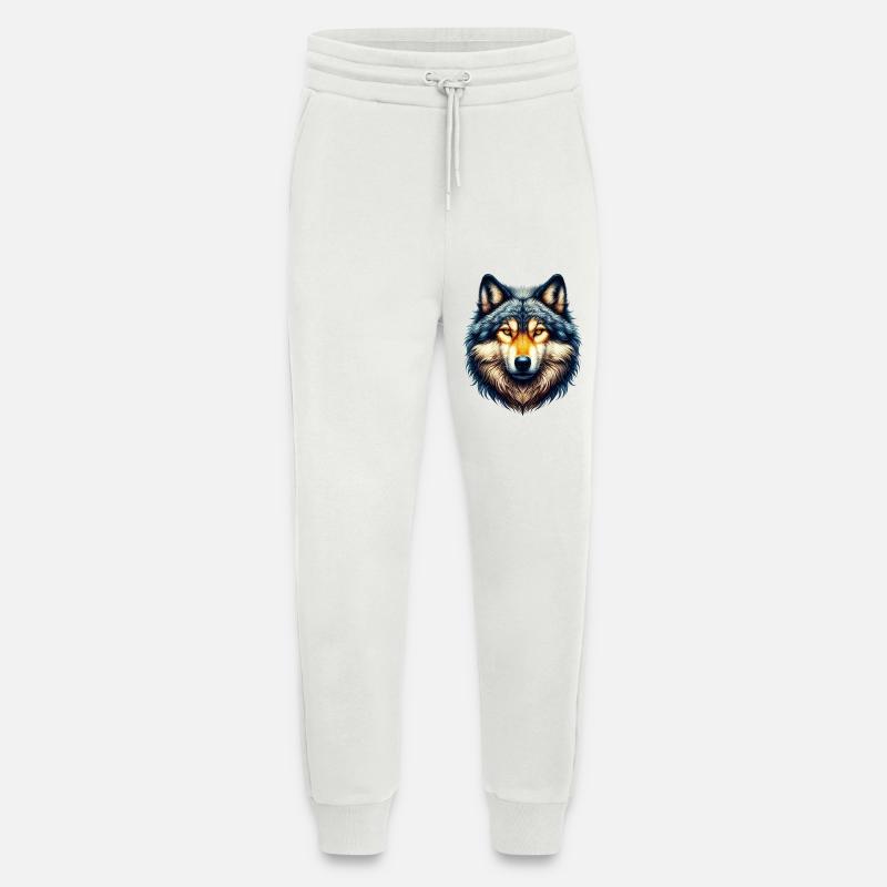 Wolf - Jogging Pants - made by SPREAD  - OFF WHITE