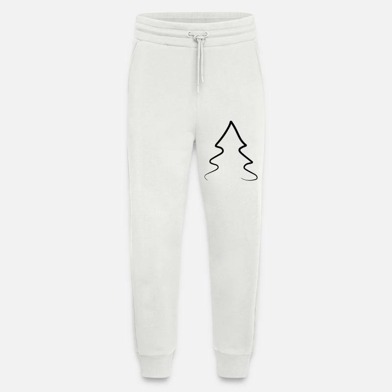 Christmas tree for Christmas - Jogging Pants - made by SPREAD  - OFF WHITE