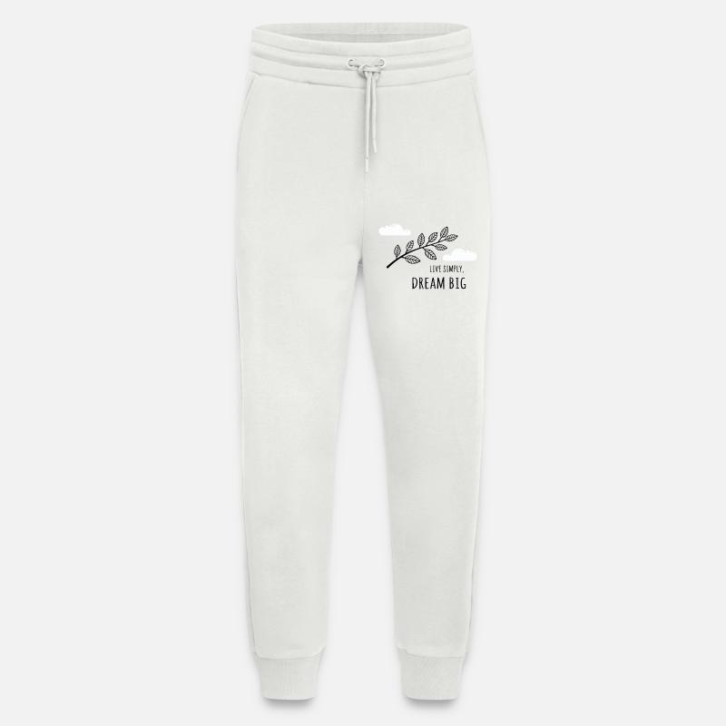 Einfach leben, groß träumen - Jogginghose - made by SPREAD - OFF WHITE