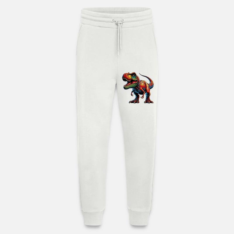 Dinosaur - Jogging Pants - made by SPREAD  - OFF WHITE