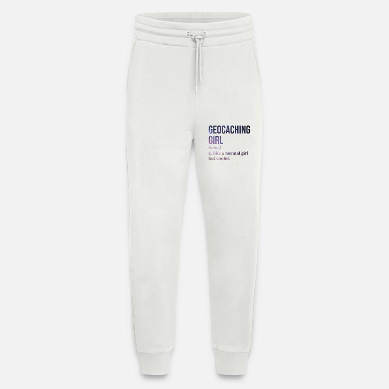 Geocaching - Jogging Pants - made by SPREAD  - OFF WHITE