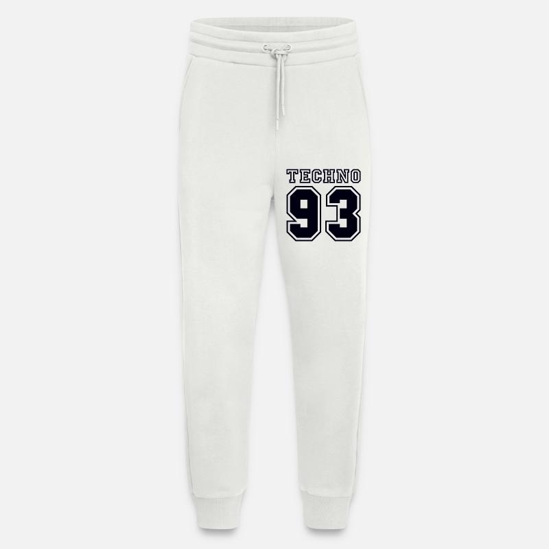 TECHNO 93 - Jogging Pants - made by SPREAD  - OFF WHITE