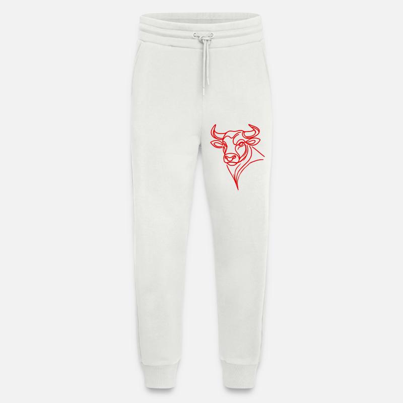 Stier rot - Jogginghose - made by SPREAD - OFF WHITE