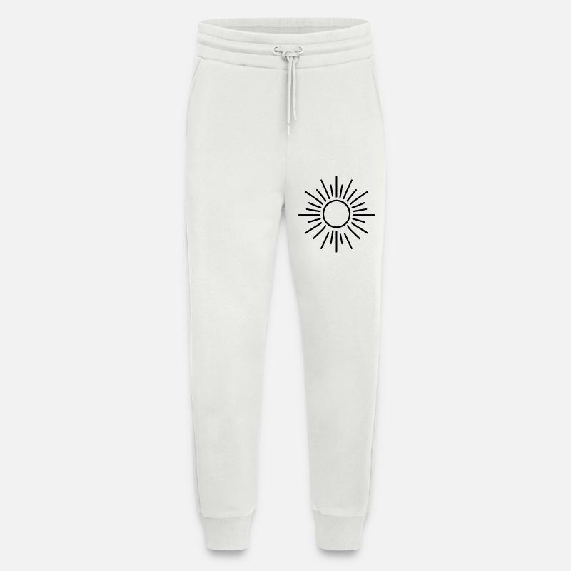 stilisierte Sonne - Jogginghose - made by SPREAD - OFF WHITE