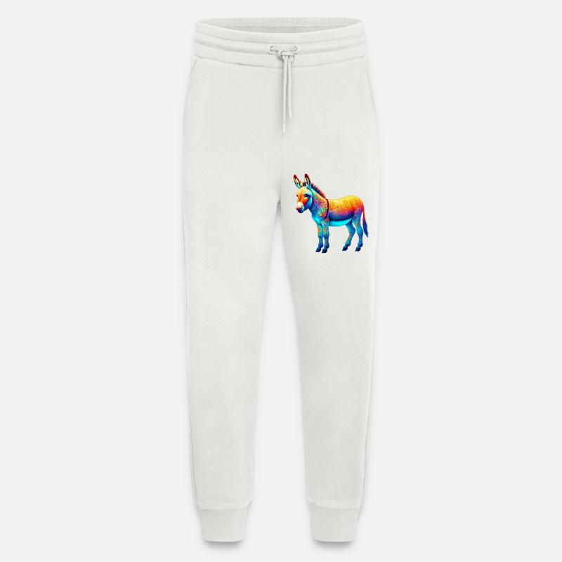 Mule âne - Pantalon de jogging bio décontracté fabriqué en UE - OFF WHITE