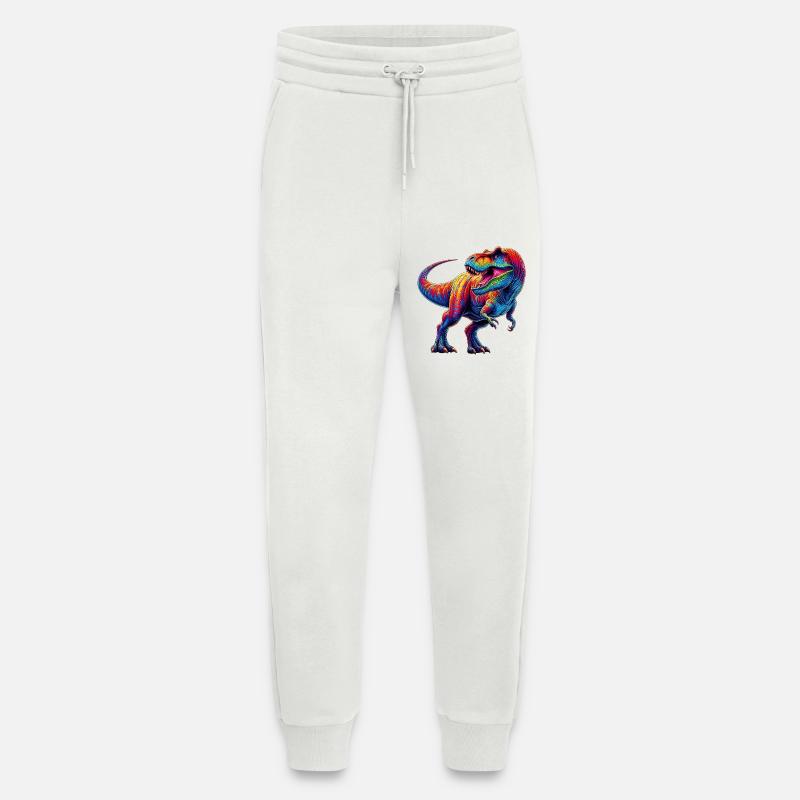 Dinosaur - Jogging Pants - made by SPREAD  - OFF WHITE