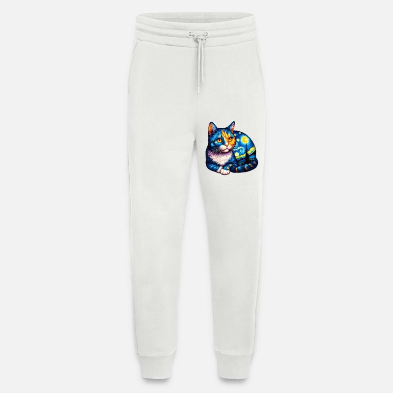 Katze - Jogginghose - made by SPREAD - OFF WHITE