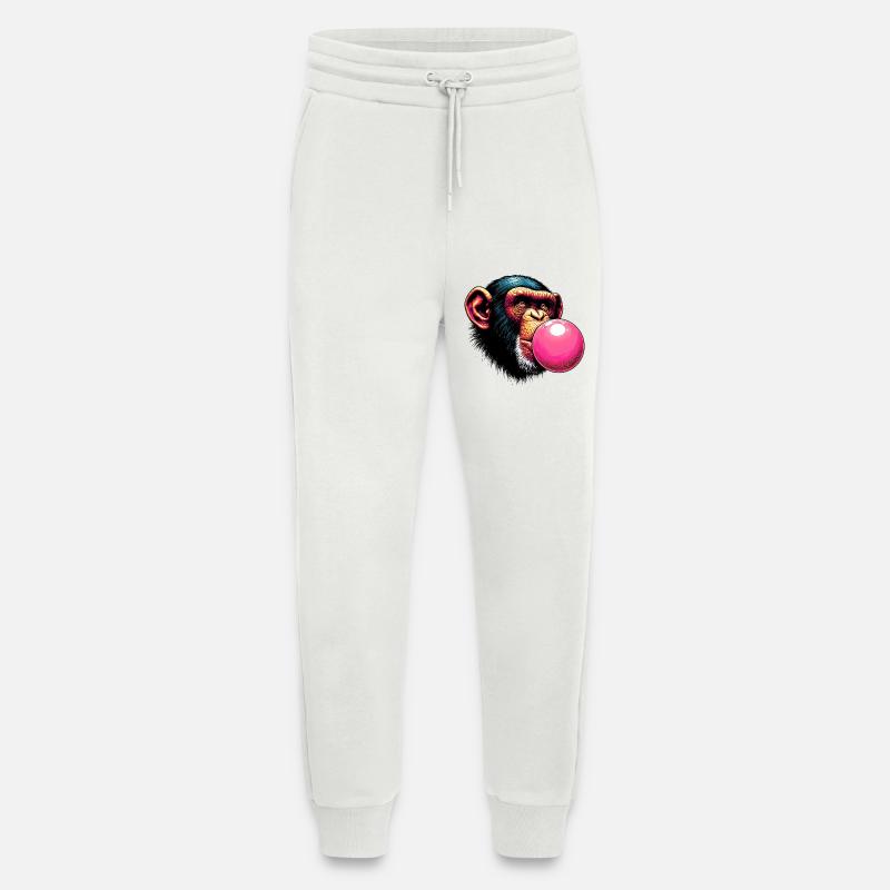 Monkey - Jogging Pants - made by SPREAD  - OFF WHITE