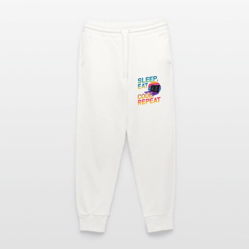 Sleep Eat Code Repeat Gift For Coder Jogging Pants - made by SPREAD 