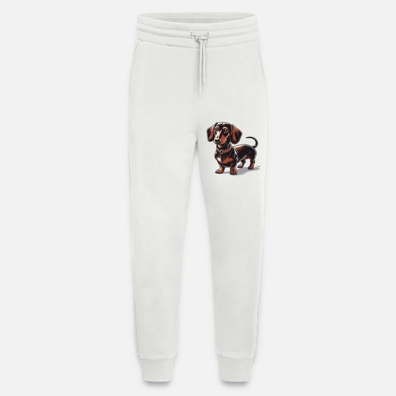 Dachshund - Jogging Pants - made by SPREAD - OFF WHITE