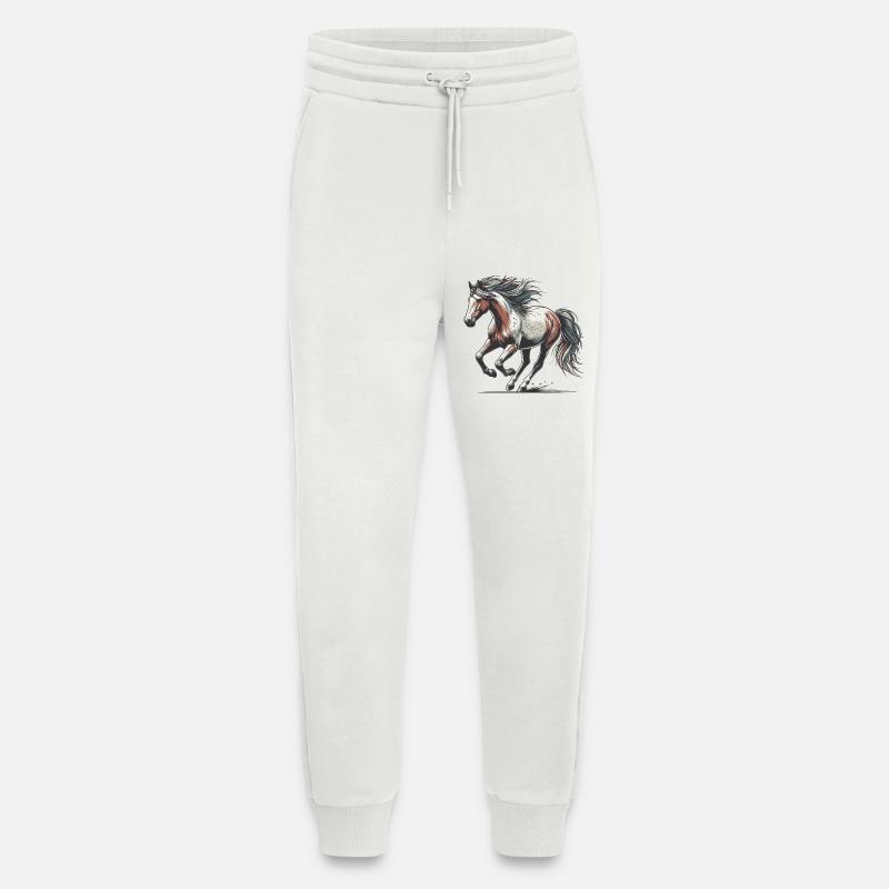 Pferd - Jogginghose - made by SPREAD - OFF WHITE
