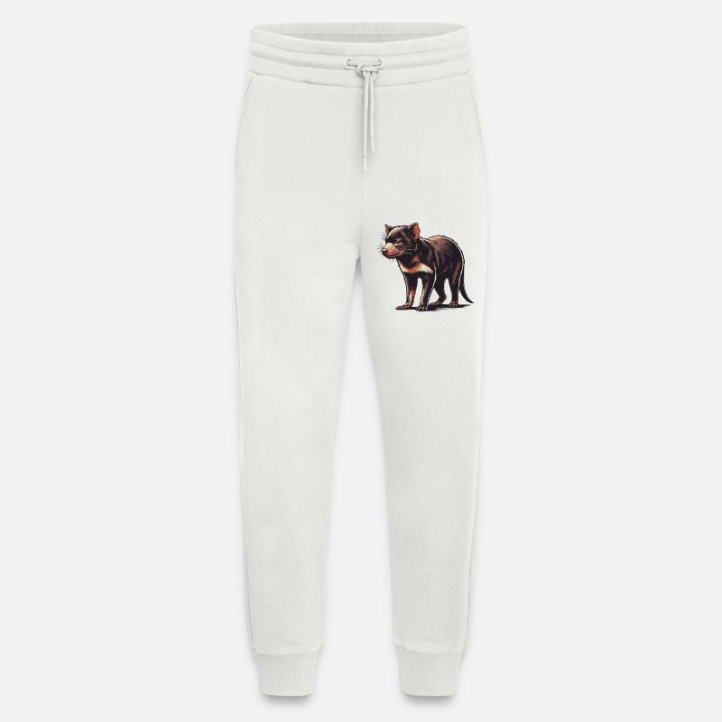 Tasmanian devil - Jogging Pants - made by SPREAD - OFF WHITE