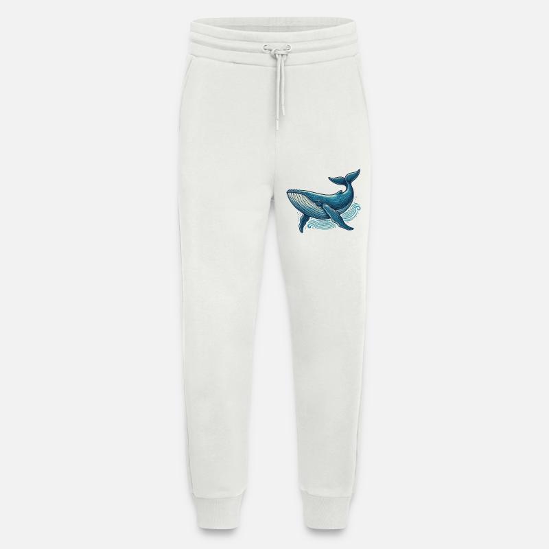 Blauwal - Jogginghose - made by SPREAD - OFF WHITE