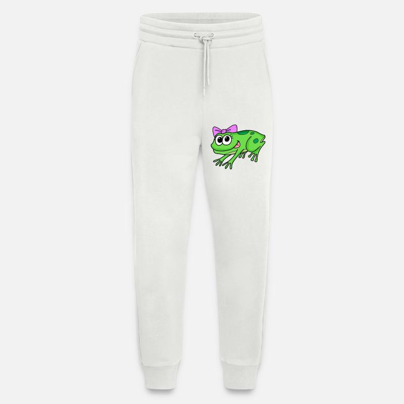 Frosch Mädchen Dame - Jogginghose - made by SPREAD - OFF WHITE