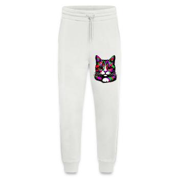 Katze - Jogginghose - made by SPREAD - OFF WHITE - Vorne