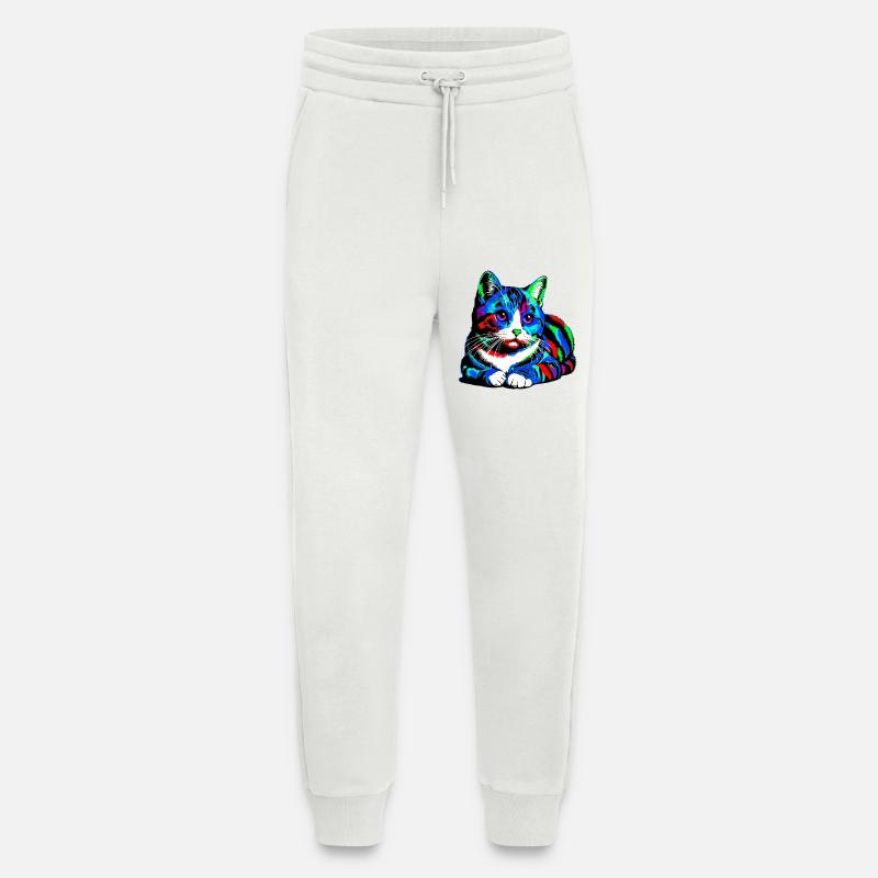 Katze - Jogginghose - made by SPREAD - OFF WHITE