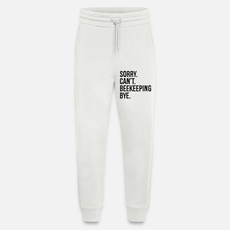 sorry can't beekeeping bye - Jogginghose - made by SPREAD - OFF WHITE