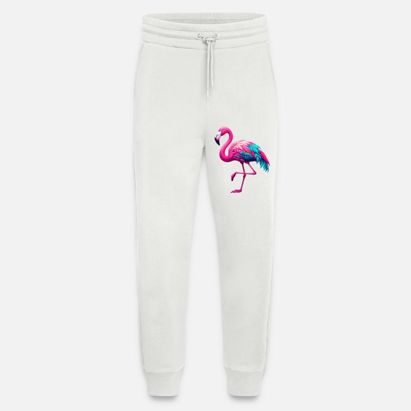 Flamingo - Jogginghose - made by SPREAD - OFF WHITE