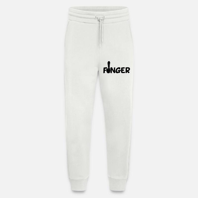 Der Finger (schwarz) - Jogginghose - made by SPREAD - OFF WHITE