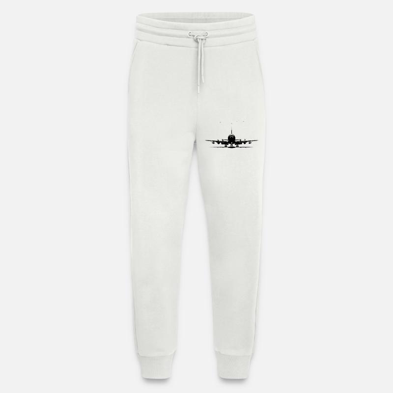 Düsenflugzeug - Jogginghose - made by SPREAD - OFF WHITE