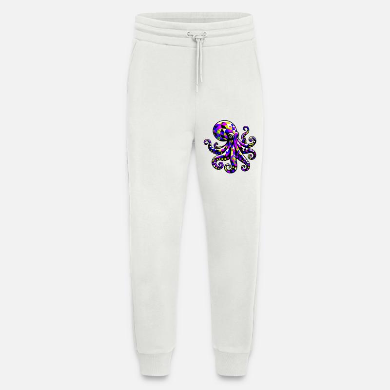 Octopus - Jogging Pants - made by SPREAD  - OFF WHITE