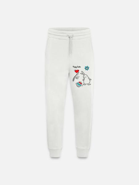 Happy Easter - Jogginghose - made by SPREAD - OFF WHITE