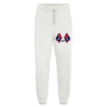 Two flags text MISSISSIPPI - Jogging Pants - made by SPREAD  - OFF WHITE - Front