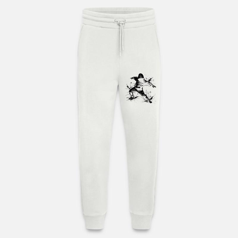 Breakdancer Graffiti - Jogging Pants - made by SPREAD  - OFF WHITE