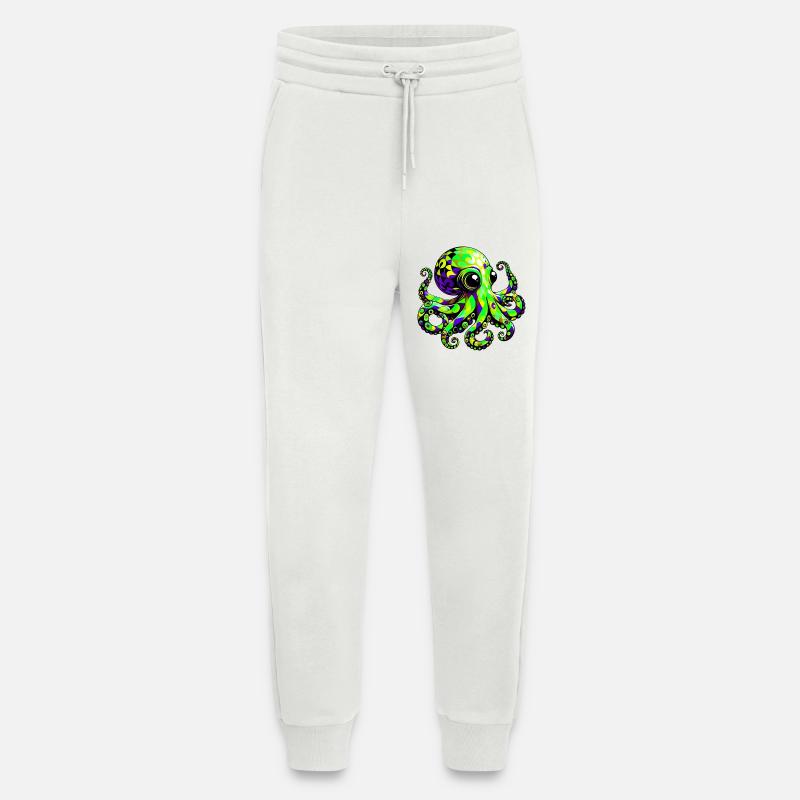 Octopus - Jogging Pants - made by SPREAD  - OFF WHITE