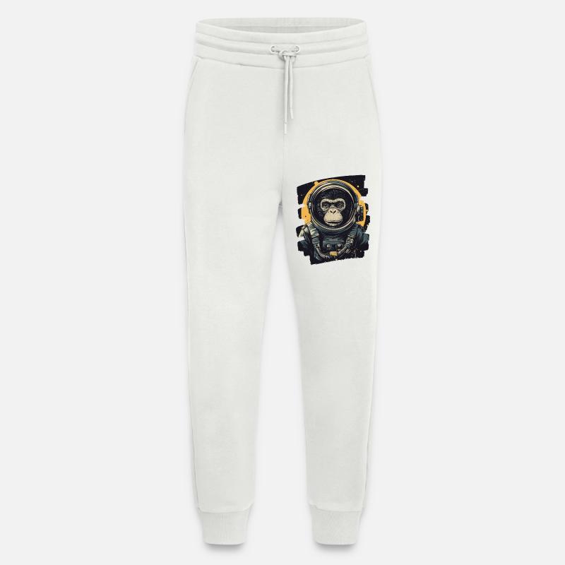 Affe Astronaut - Jogginghose - made by SPREAD - OFF WHITE