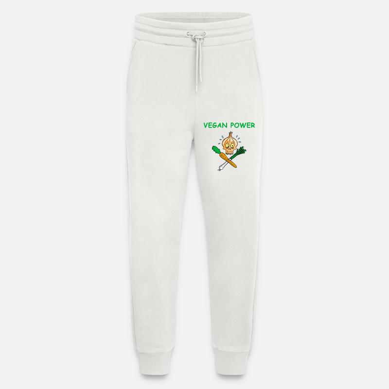 Die Kraft der Veganer - Jogginghose - made by SPREAD - OFF WHITE