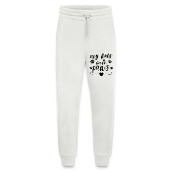 My Kids Have Paws – Pet Parent Statement Design - Jogging Pants - made by SPREAD  - OFF WHITE - Front