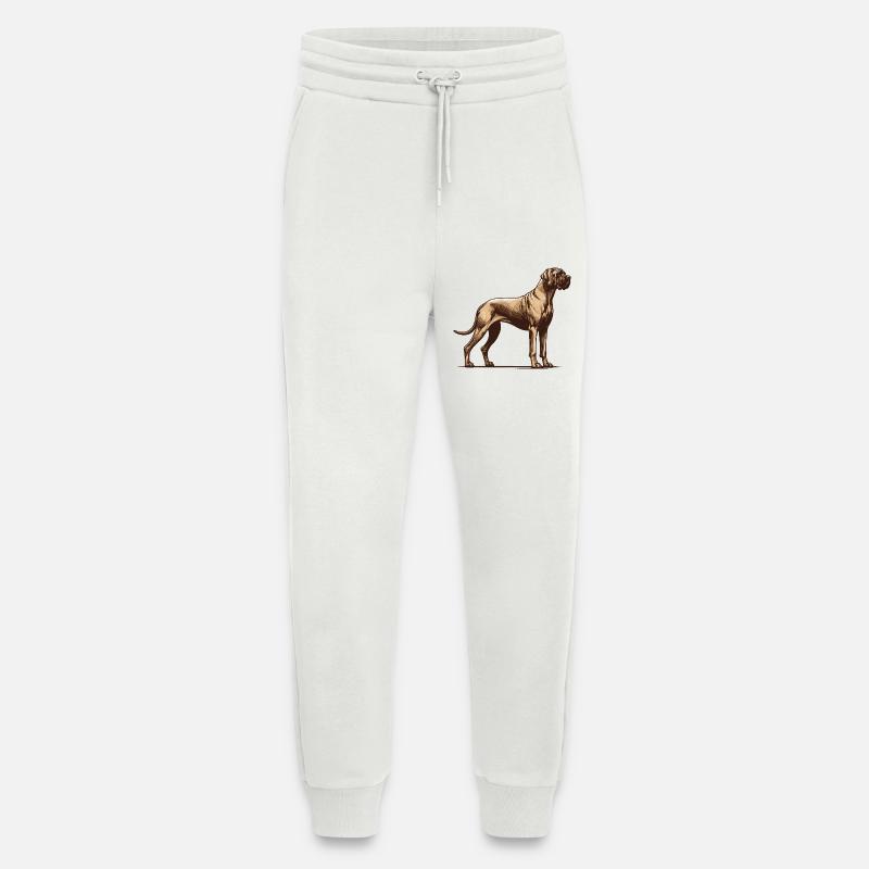 Brasileiro - Pantalon de jogging bio décontracté fabriqué en UE - OFF WHITE