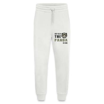 Taktischer Panda – Keep Calm - Jogginghose - made by SPREAD - OFF WHITE - Vorne