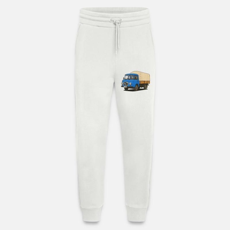 Plateau Est - Pantalon de jogging bio décontracté fabriqué en UE - OFF WHITE