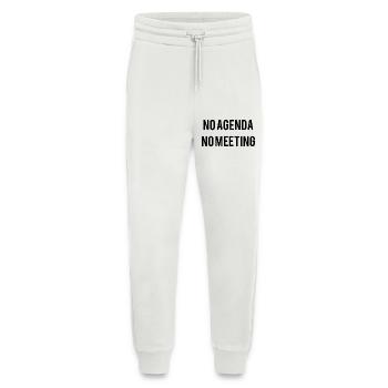 No Agenda No Meeting - Jogging Pants - made by SPREAD  - OFF WHITE - Front