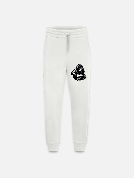DJ The Monkey Dance Banksy Style - Jogginghose - made by SPREAD - OFF WHITE