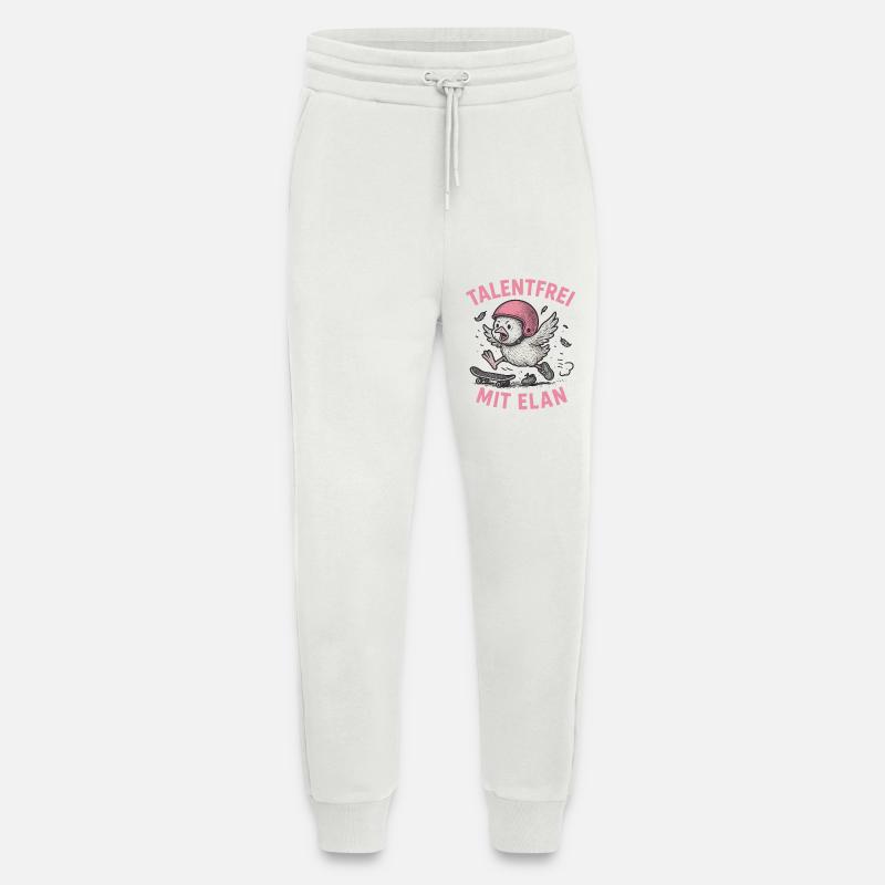 Talentfrei mit Elan - Jogginghose - made by SPREAD - OFF WHITE