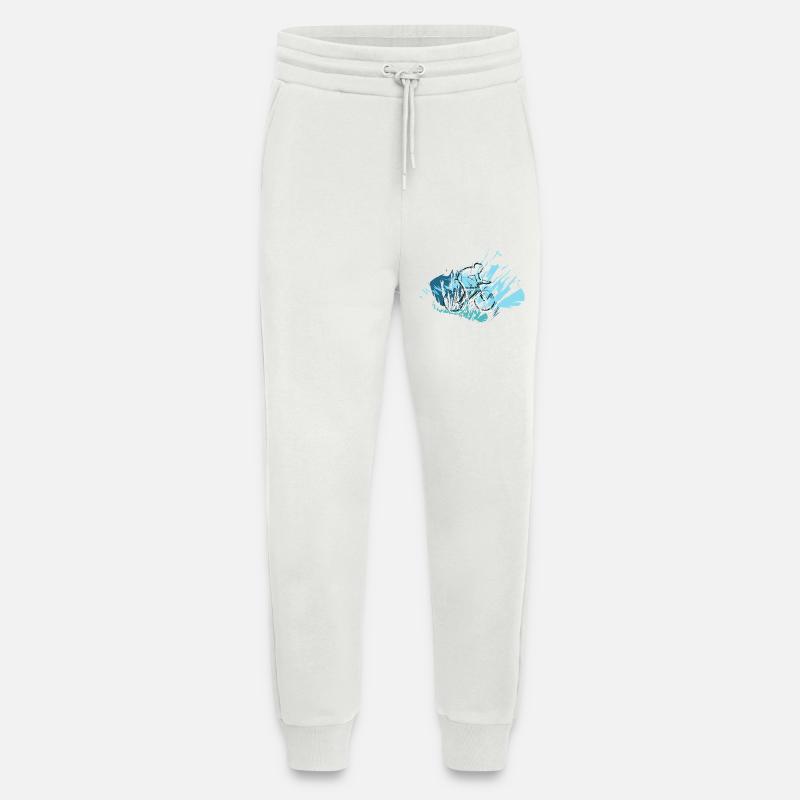 Biker  Style 26 - Jogginghose - made by SPREAD - OFF WHITE