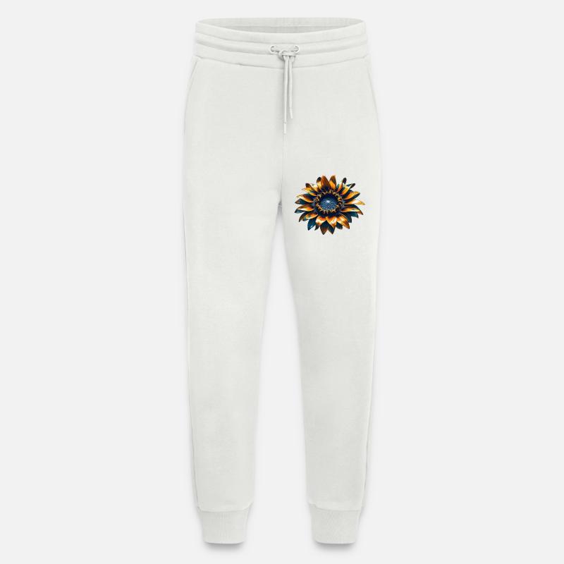 Sonnenblume mit Eisen - Jogginghose - made by SPREAD - OFF WHITE
