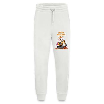 Einhorn Baggermeister - Jogginghose - made by SPREAD - OFF WHITE - Vorne