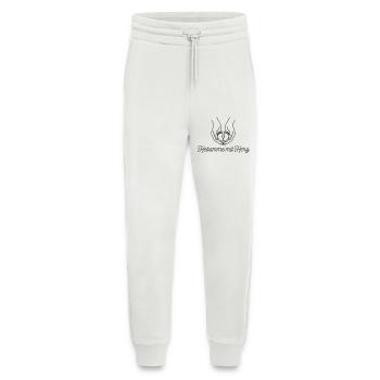 Hebamme mit Herz - personalisierbares Design - Jogginghose - made by SPREAD - OFF WHITE - Vorne