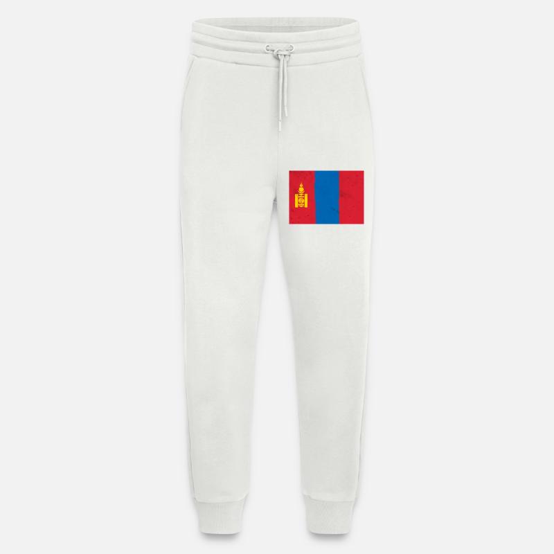Flagge der Mongolei - Jogginghose - made by SPREAD - OFF WHITE