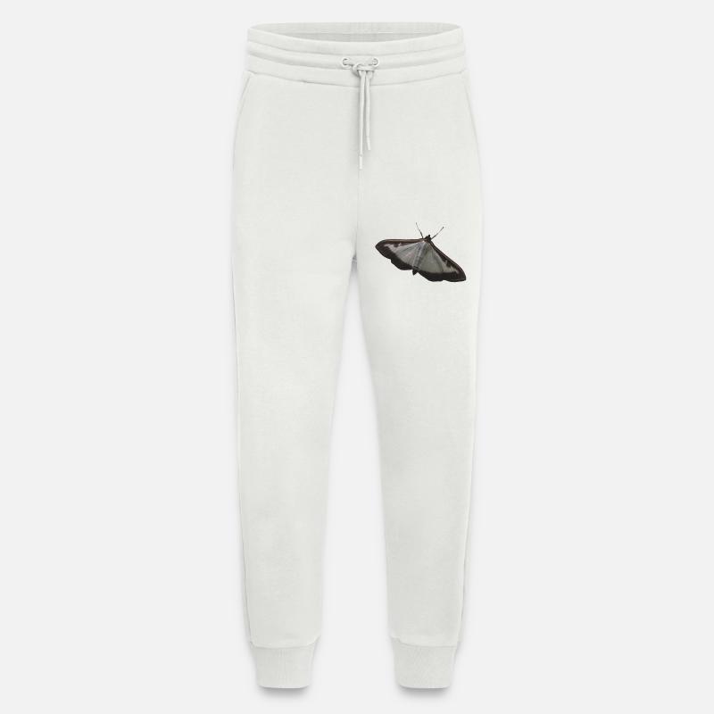 box tree moth - Jogging Pants - made by SPREAD  - OFF WHITE