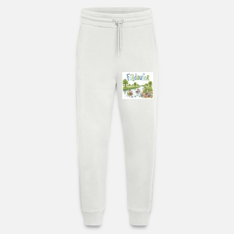 Fuldaufer: Fluss-Abenteuer ! - Jogginghose - made by SPREAD - OFF WHITE