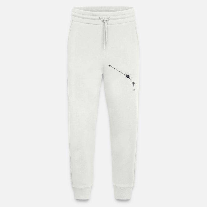 Widder Stern Sternbild Sternzeichen Schwarz & Grau - Jogginghose - made by SPREAD - OFF WHITE
