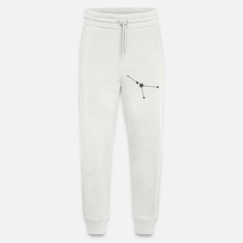 Krebs Stern Konstellation Sternzeichen Schwarz & Grau - Jogginghose - made by SPREAD - OFF WHITE