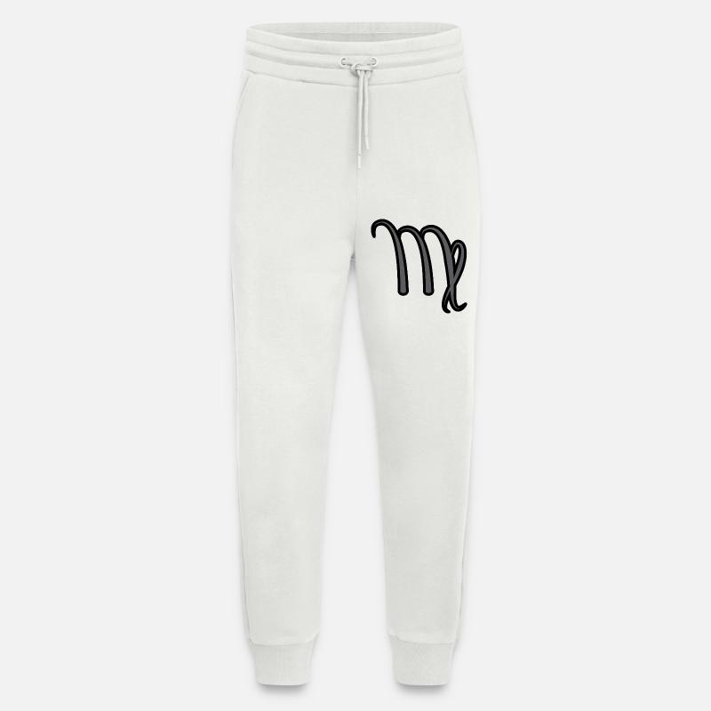 Jungfrau Sternzeichen Symbol Schwarz & Grau - Jogginghose - made by SPREAD - OFF WHITE