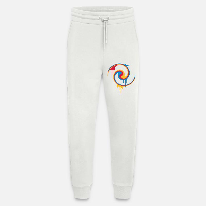 Bunte Farbspirale mit Graffiti-Stil - Jogginghose - made by SPREAD - OFF WHITE