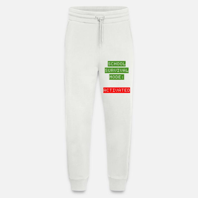 Überlebensmodus in der Schule: Aktiviert - Jogginghose - made by SPREAD - OFF WHITE